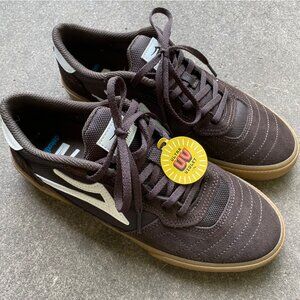 Lakai Cambridge Skate Shoe - Chocolate/Light Blue UV - Mens 7